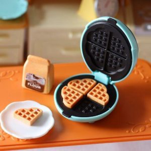 Miniature Food Plushies Miniature Dollhouse Kitchen Toaster - Perfect Food Toy Model