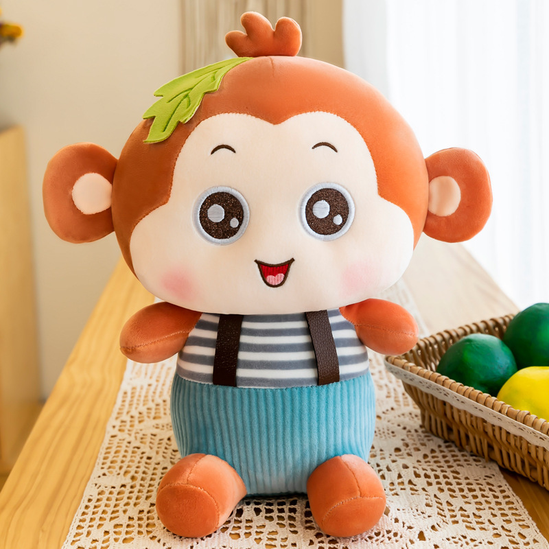 Monkey Plushies Adorable Little Monkey Plush Toy Doll with Strap - Perfect Gift!