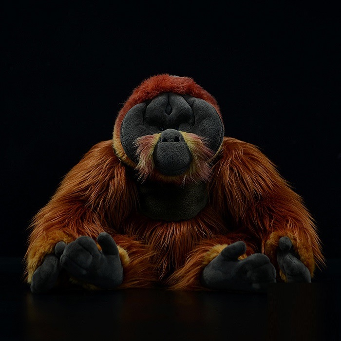 Monkey Plushies Adorable Orangutan Plush Toy - Soft PP Cotton Cuddly Doll