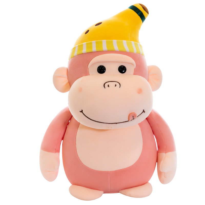 Monkey Plushies Soft & Cuddly Cartoon Banana Monkey Plush Toy for Kids