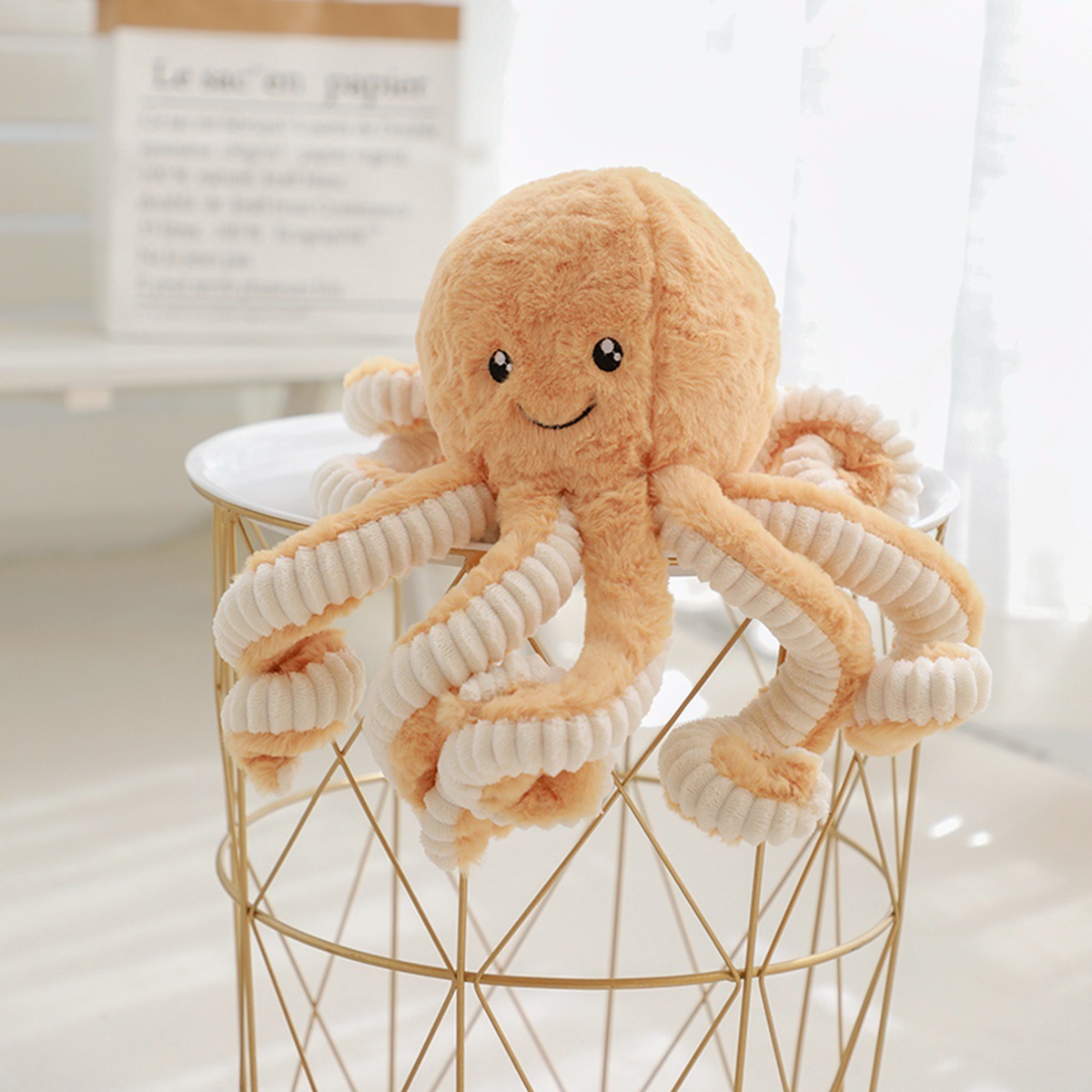 Octopus Plushies Cute Octopus Plush Pendant - Soft Stuffed Toy for Kids & Home Decor