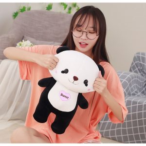Panda Plushies Adorable Down Cotton Panda Doll - Perfect Cuddly Gift for Kids