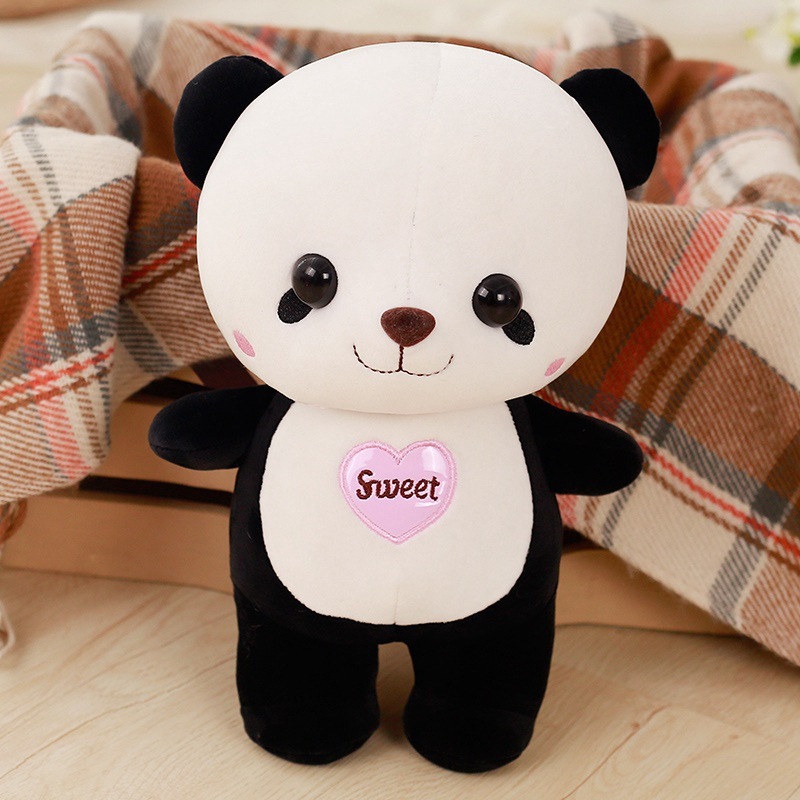 Panda Plushies Adorable Down Cotton Panda Doll - Perfect Cuddly Gift for Kids