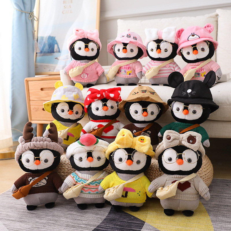 Penguin Plushies Adorable Cross-Dressing Penguin Plush Doll - Perfect Gift!