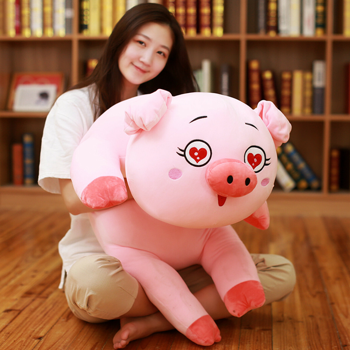 Pig Plushies Adorable Angel Pig Plush Pillow - Soft & Cuddly Stuffed Toy