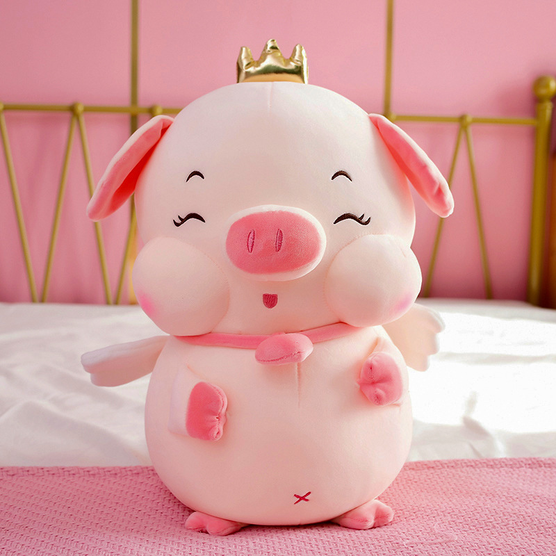 Pig Plushies Adorable Angel Pig Plush Toy - Perfect Cuddly Gift for Kids