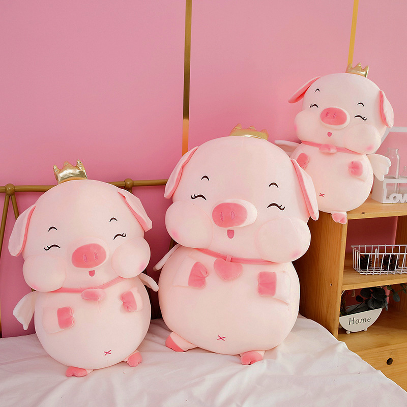 Pig Plushies Adorable Angel Pig Plush Toy - Perfect Cuddly Gift for Kids