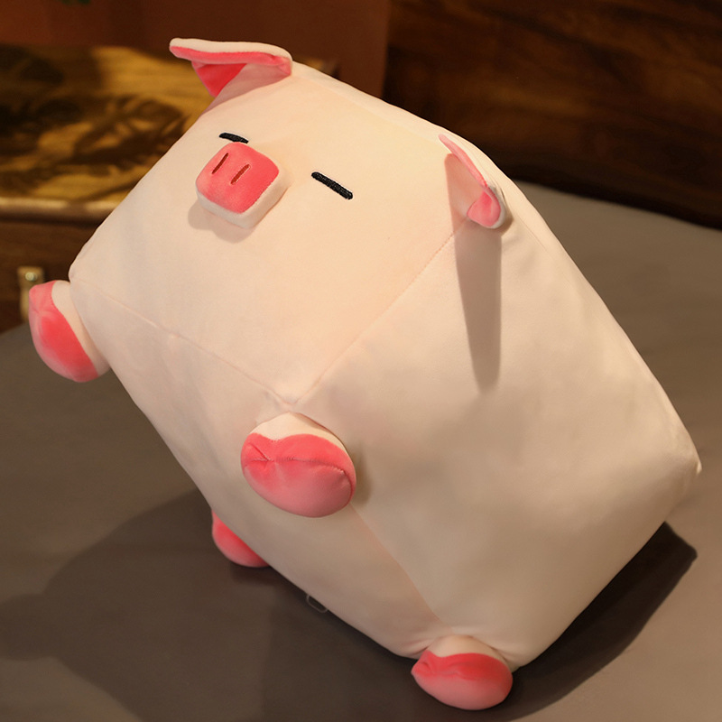 Pig Plushies Adorable Pig Plush Pillow - Detachable & Washable Cartoon Design