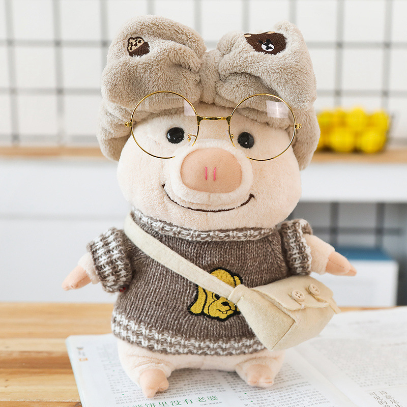 Pig Plushies Adorable Travel Piggy Plush Toy: Perfect Birthday Gift & Decor