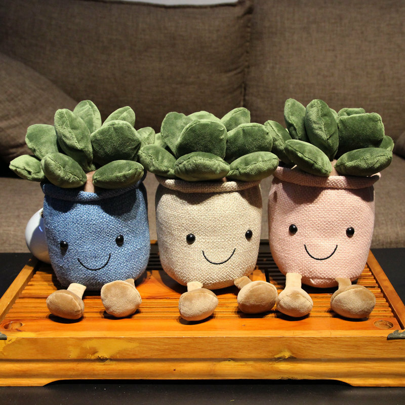 Plant Plushies Adorable Green Succulent Doll Ornaments: Perfect Simulation Decor