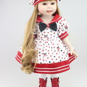Princess Accessories Princess Doll for Girls: Dress-Up Playhouse Toy with Long Hair - Perfect Children's Day Gift
