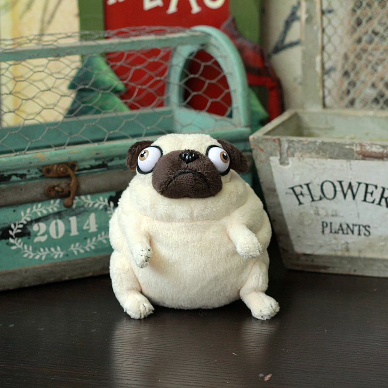 Pug Plushies Adorable Pug Plush Toy: Meet Pig, Your New Cuddly Friend