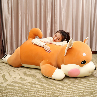 Puppy Plushies Adorable Shiba Inu Plush Toy: Puppy Dog Sleeping Pillow