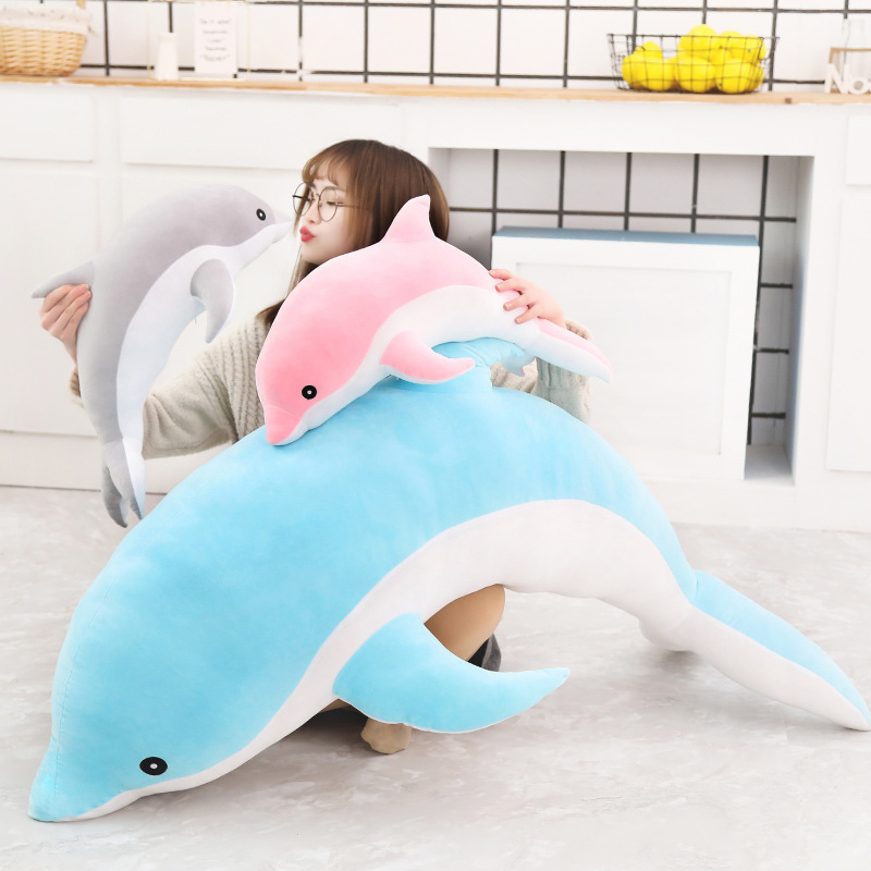 Sea Plushies Adorable Dolphin Plush Toy for Kids - Perfect Cuddly Playtime Companion