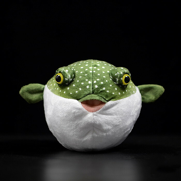 Sea Plushies Adorable Green Puffer Fish Doll: Perfect Simulation Toy Gift
