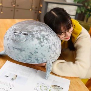 Sea Plushies Adorable Large Seal Plush Pillow - Perfect Aquarium Toy for Kids