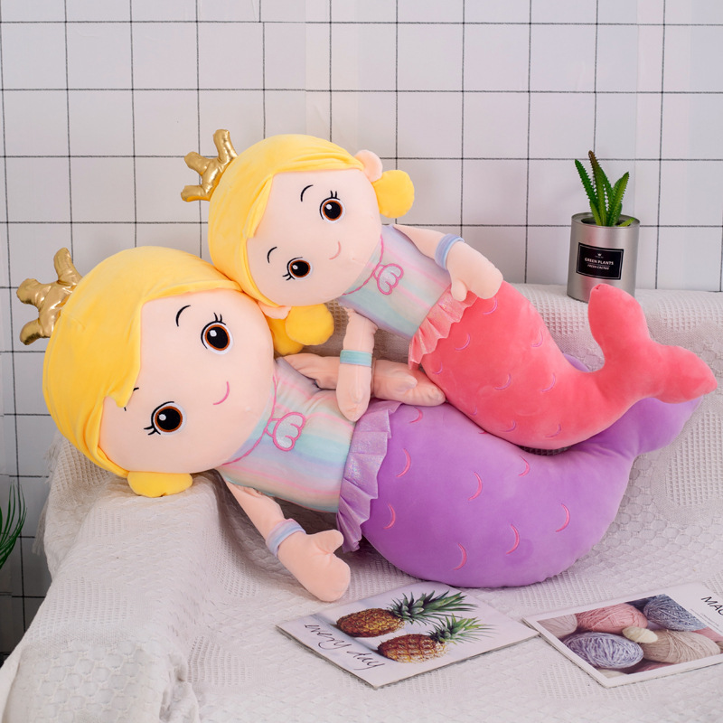 Sea Plushies Adorable Mermaid Plush Toy Pillow for Girls - Perfect Gift Idea