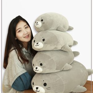 Sea Plushies Adorable Sea Lion Leopard Plush Toy: Soft & Cuddly Cushion Pillow
