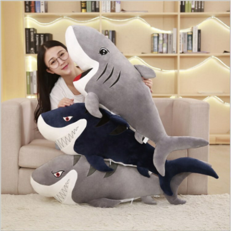 Sea Plushies Adorable Shark Plush Toy - Soft Marine Animal Doll for Kids