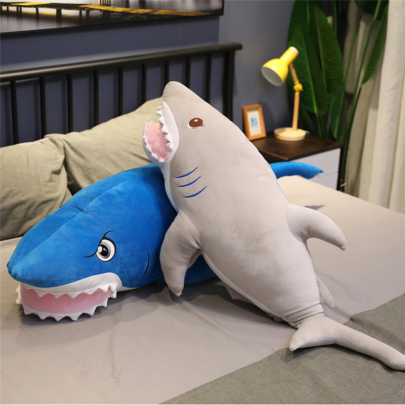Sea Plushies Cuddly Shark Plush Pillow Toy: Perfect Gift for Kids & Adults