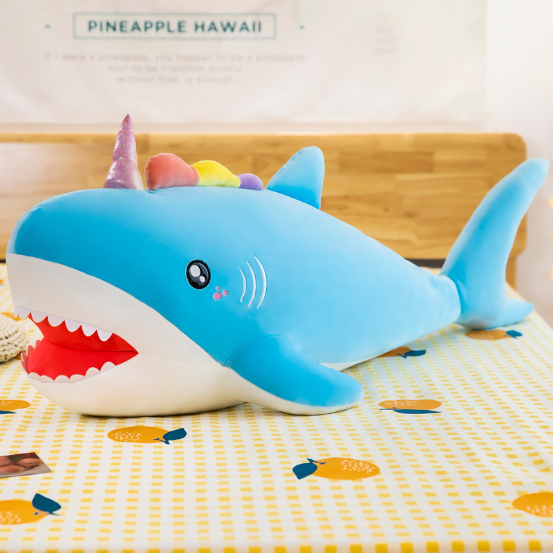 Sea Plushies Shark Plush Toy: Perfect Children's Gift & Creative Pillow for Girlfriend