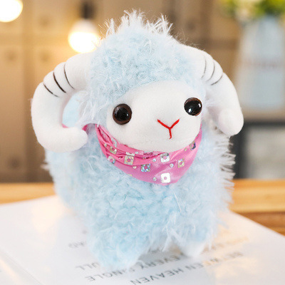 Sheep Plushies Adorable Cartoon Goat & Sheep Plush Toy - Perfect Cuddly Gift