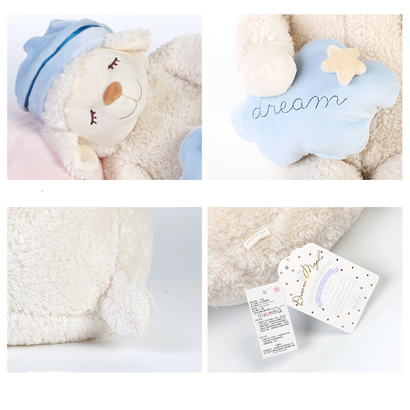Sheep Plushies Adorable LIVHEART Sheep Plush Pillow - Perfect Sleeping Companion for Kids