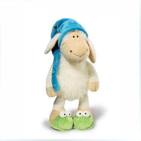 Sheep Plushies Adorable Sleepy Sheep Plush Toy - Perfect Bedtime Companion for Kids