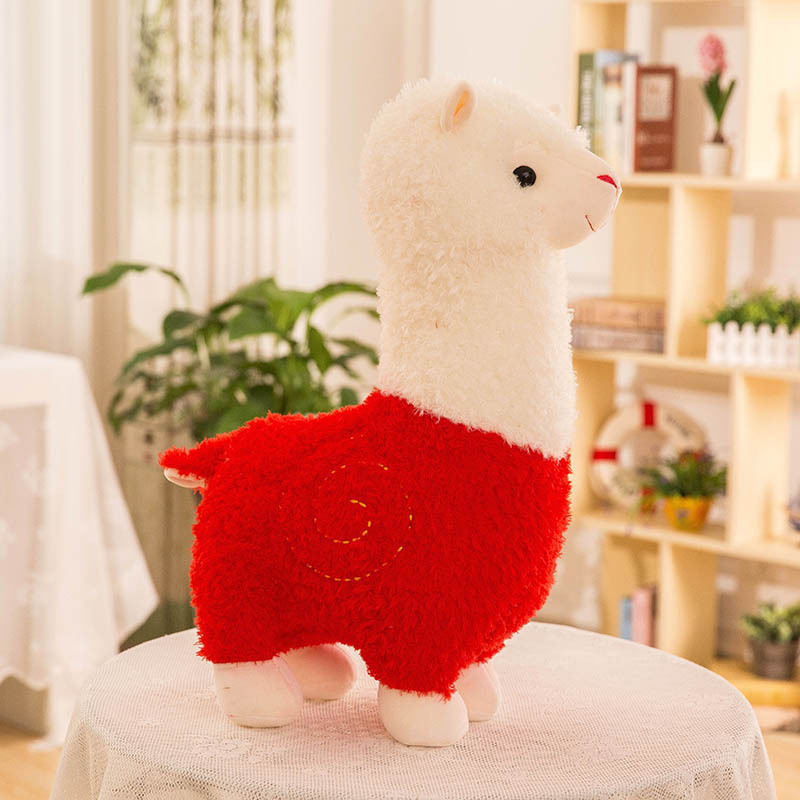 Sheep Plushies Cuddly Alpaca Plush Doll: Soft Lamb Ragdoll Toy Gift