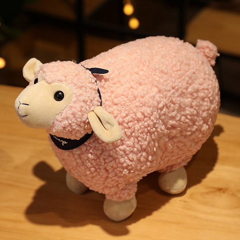 Sheep Plushies Soothe & Cuddle: Adorable Ragdoll Alpaca Little Sheep Pillow Doll