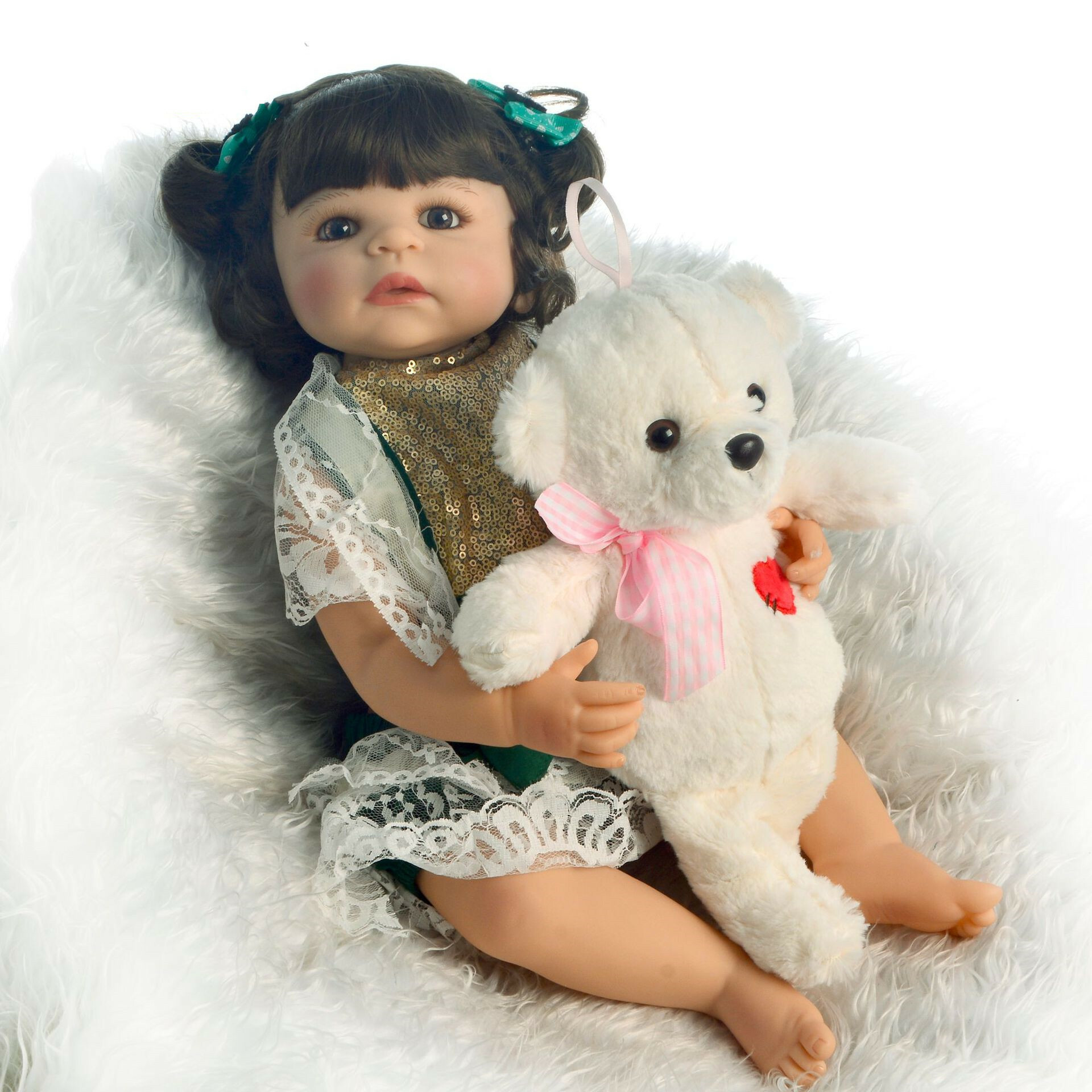 Size And Type Lifelike 55cm Rebirth Baby Doll: Perfect Gift for Kids & Collectors