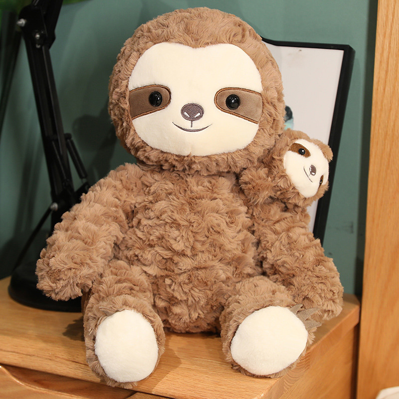Sloth Plushies Adorable Mother & Child Sloth Plush Doll - Perfect Cuddle Buddy