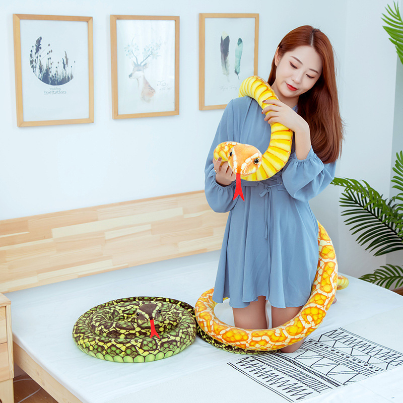 Snake Plushies Big Boa Constrictor Zodiac Snake Doll - Unique & Enchanting Gift
