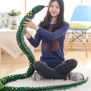 Snake Plushies Giant 280cm Plush Snake Toy: Realistic & Cuddly Stuffed Animal