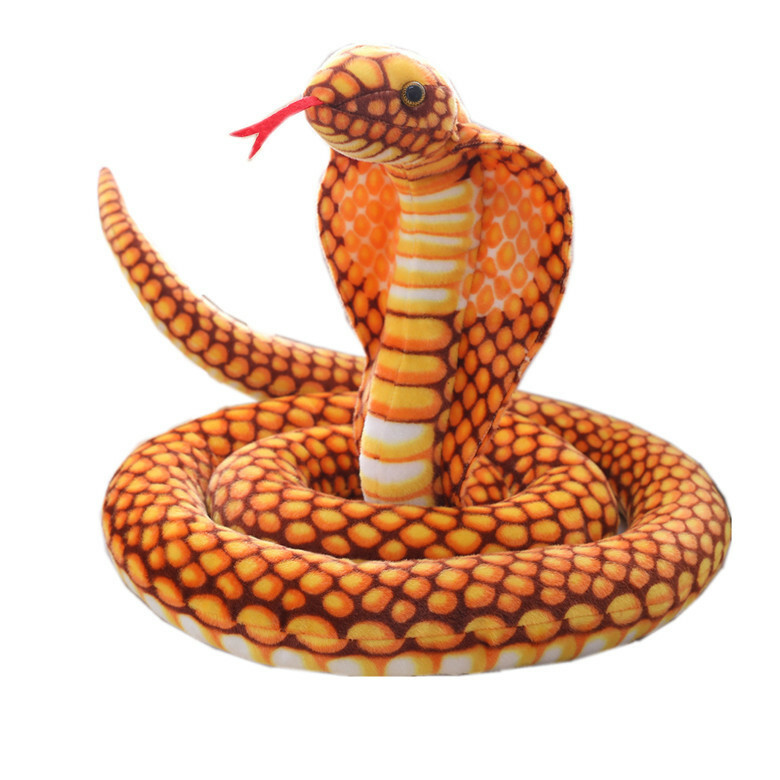 Snake Plushies Realistic Large Snake Eye Toy - Lifelike & Enticing Playtime Fun
