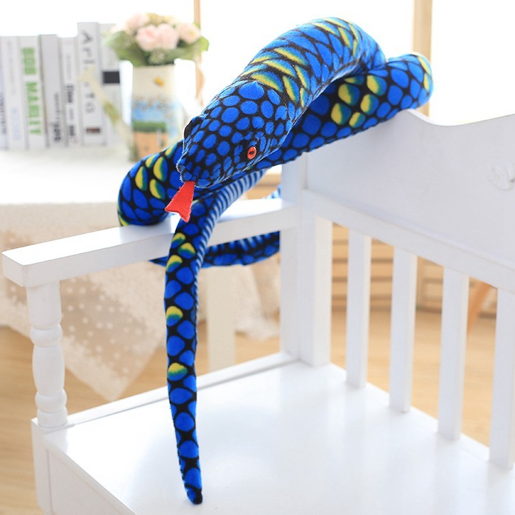 Snake Plushies Realistic Plush Python Snake Toy - Perfect Cuddly Companion