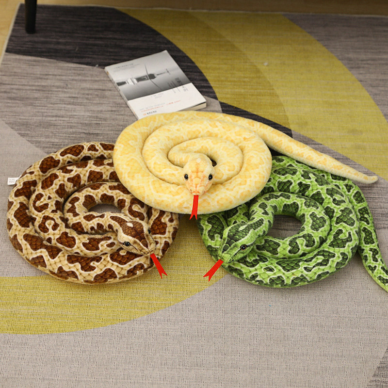 Snake Plushies Realistic Plush Snake Toy: Flower Spot Python - Perfect Year of Snake Gift