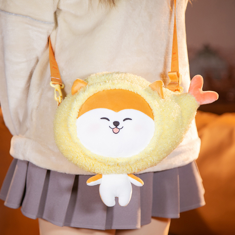 Sushi Cat Plushies Adorable Shiba Inu Sushi Plush Doll - Perfect Handheld Backpack Buddy
