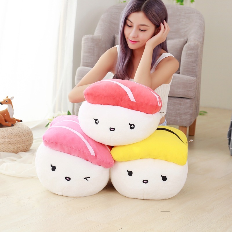 Sushi Cat Plushies Adorable Sushi Doll Sofa Pillow - Perfect Cuddly Home Decor