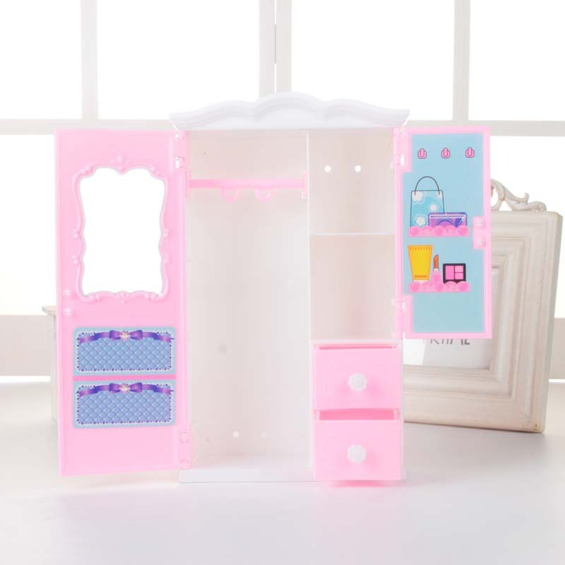 Themes And Characters Barbie Doll Wardrobe Set: Baby Doll & 11 Stylish Dresses Included