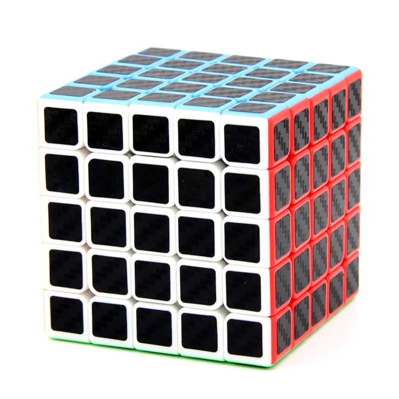 Themes And Characters Carbon Fiber Professor's Cube: Smooth 5x5 Puzzle for Kids & Beginners