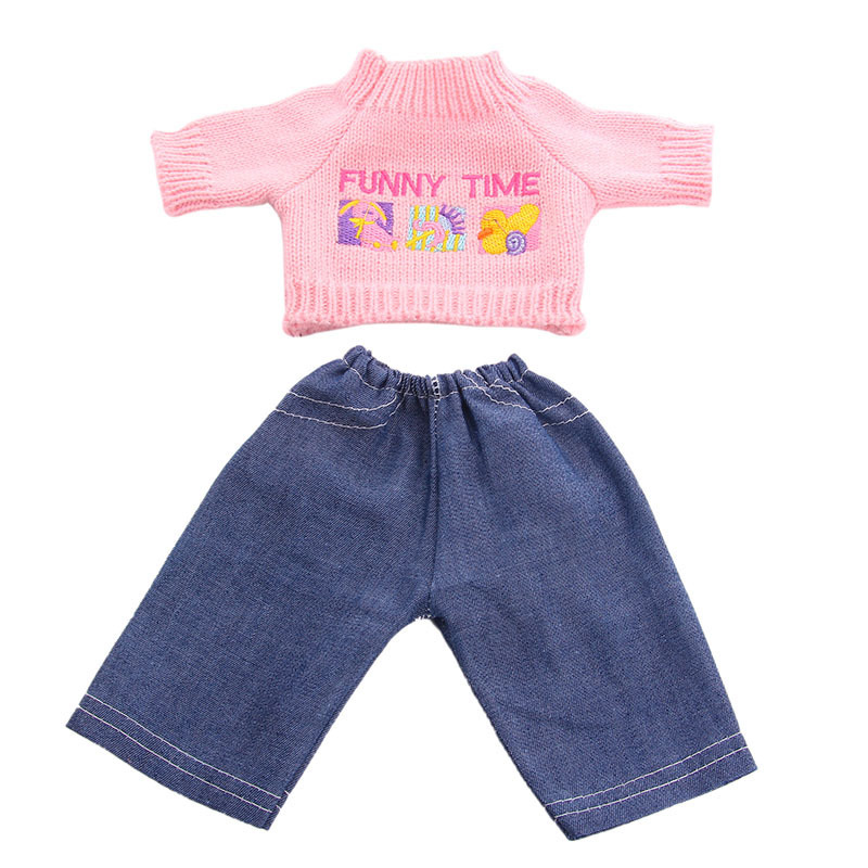 Themes And Characters Chic 18" American Girl Doll Outfit: Stylish Sweater & Jeans Set