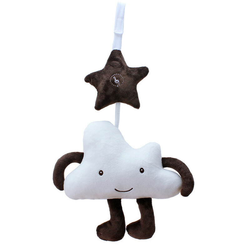 Themes And Characters Kids' Double Star Copper Bell Wind Chimes - Clouds & Stars Design