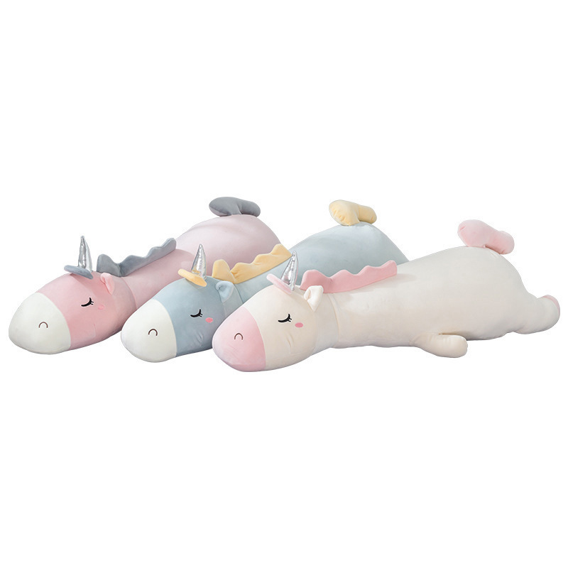 Unicorn Plushies Cozy Unicorn Sleeping Pillow: Plush Lying Down Doll for Sweet Dreams