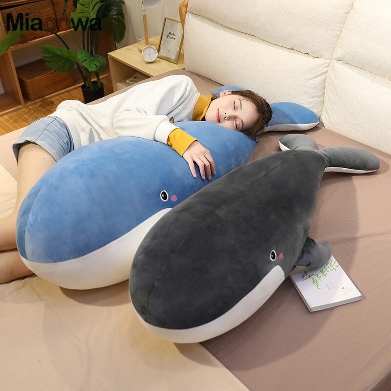 Whale Plushies Big Whale Plush Toy Pillow - Detachable & Washable - Adorable Gift