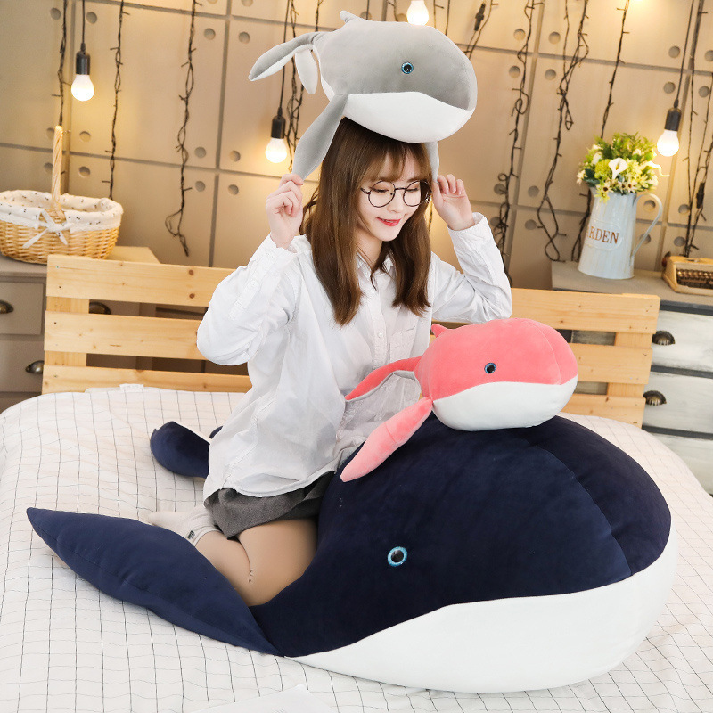 Whale Plushies Cuddly Giant Whale Pillow: Perfect for Kids & Home Decor