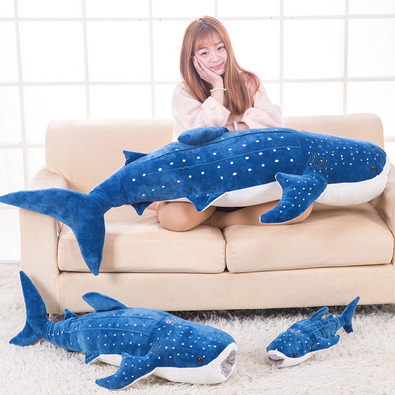 Whale Plushies Giant Blue Whale Shark Plush Toy - Soft & Cuddly Stuffed Animal