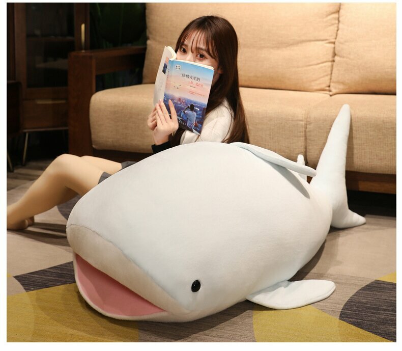 Whale Plushies Whale Plush Toy Cushion: Perfect for Sofa, Bed & Floor - Cuddly & Soft