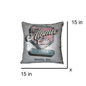 Atomic Club - Reversible Sequin Pillow Case | Y2K Clothing