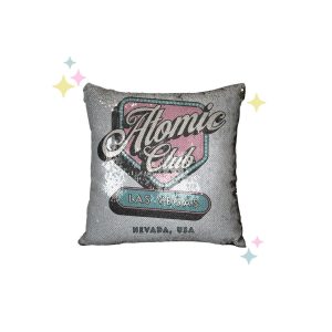 Atomic Club - Reversible Sequin Pillow Case | Y2K Clothing